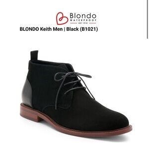 Blondo Keith Chukka Waterproof Suede Ankle Men's Black Boots Size 12M